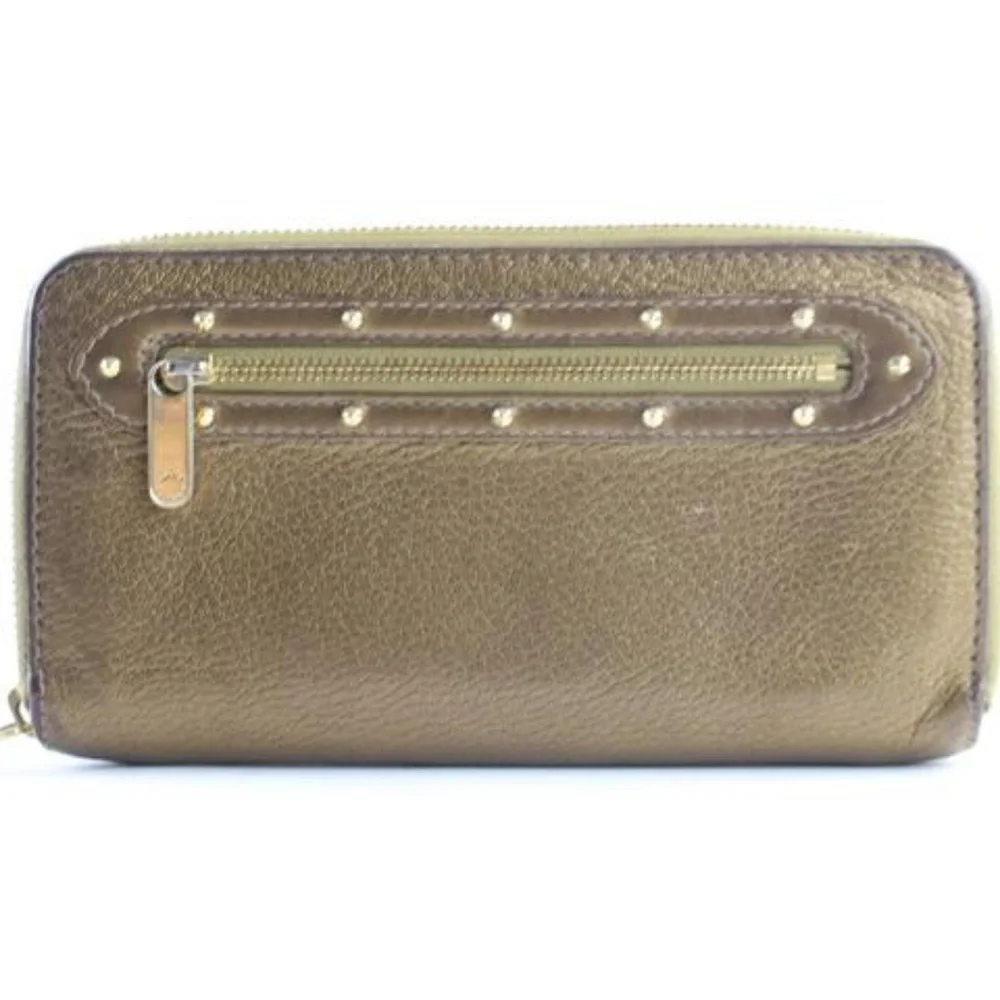 Louis Vuitton Bronze Suhali Long Zippy Wallet